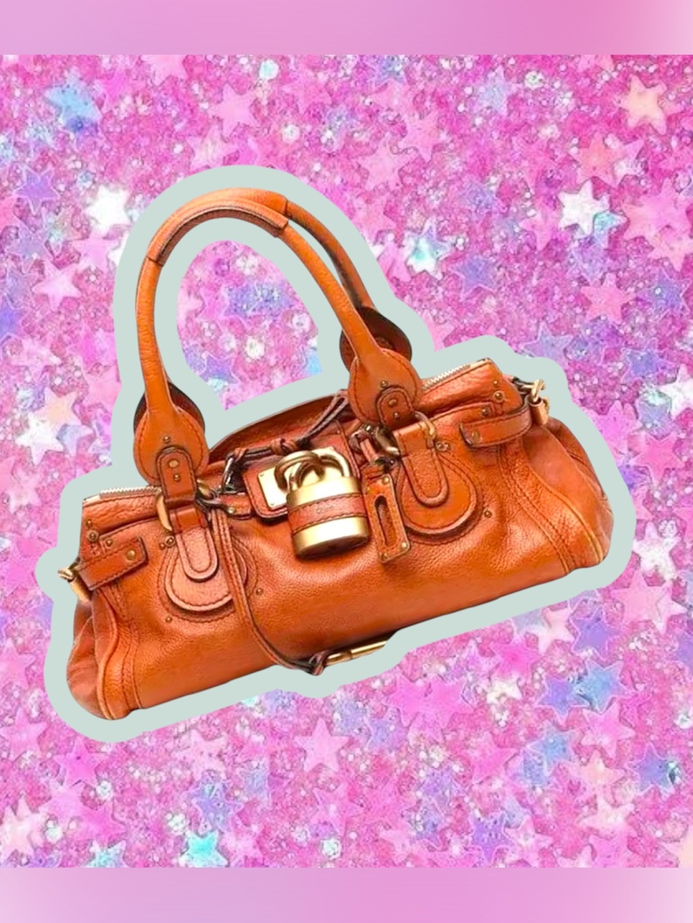 Chloe vintage y2k paddington bag purse handbag 2000s lock key slouchy model